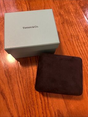 Tiffany & Co. Box in Tiffany Blue with Black box